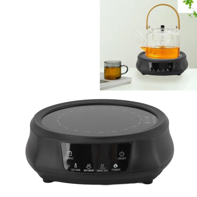 110V Portable Electric Mini Stove Hot Plate Electric Ceramic Stove for Boiling Water Making Tea Coffee 800W