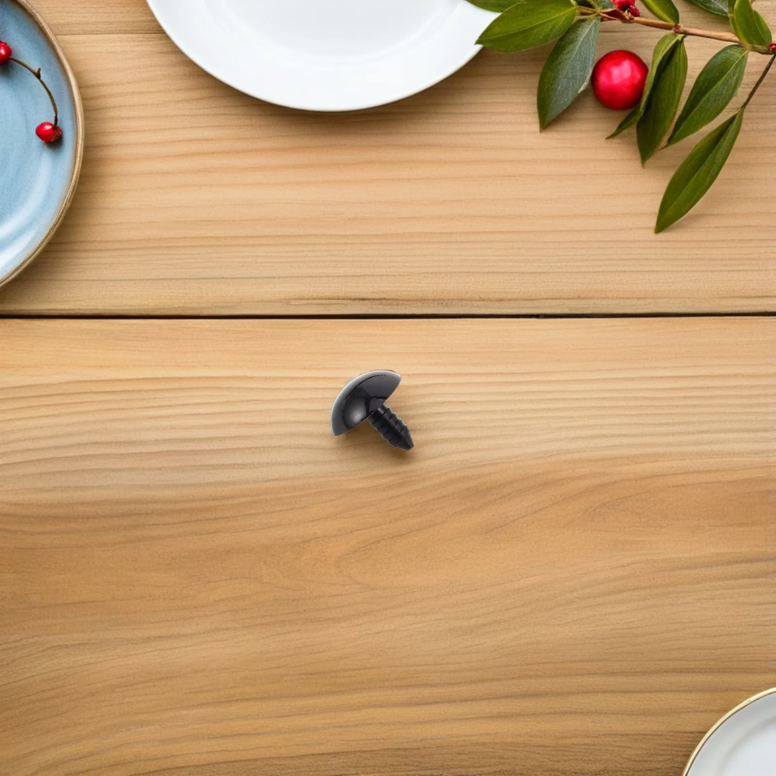 150 قطعة عيون بلاستيكية سوداء للحرف اليدوية غسالات تركيب آمنة تتضمن عيون كروشيه للحيوانات المحشوة ذاتية الصنع آمنة من البلاستيك #5