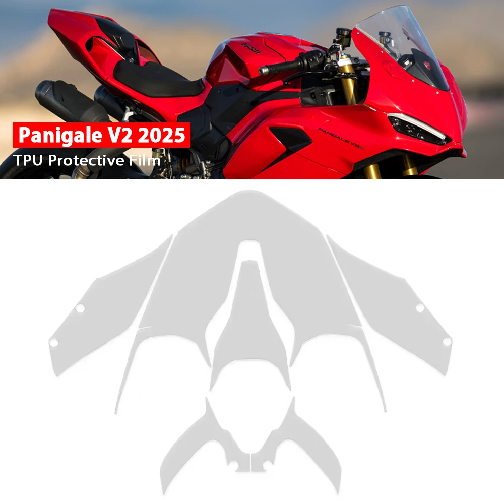 ل Ducati PANIGALE V2 PPF طبقة حماية الطلاء دراجة نارية بولي TPU المضادة للخدش عدة Panigale V2 هدية أجزاء واقية 2025 #1