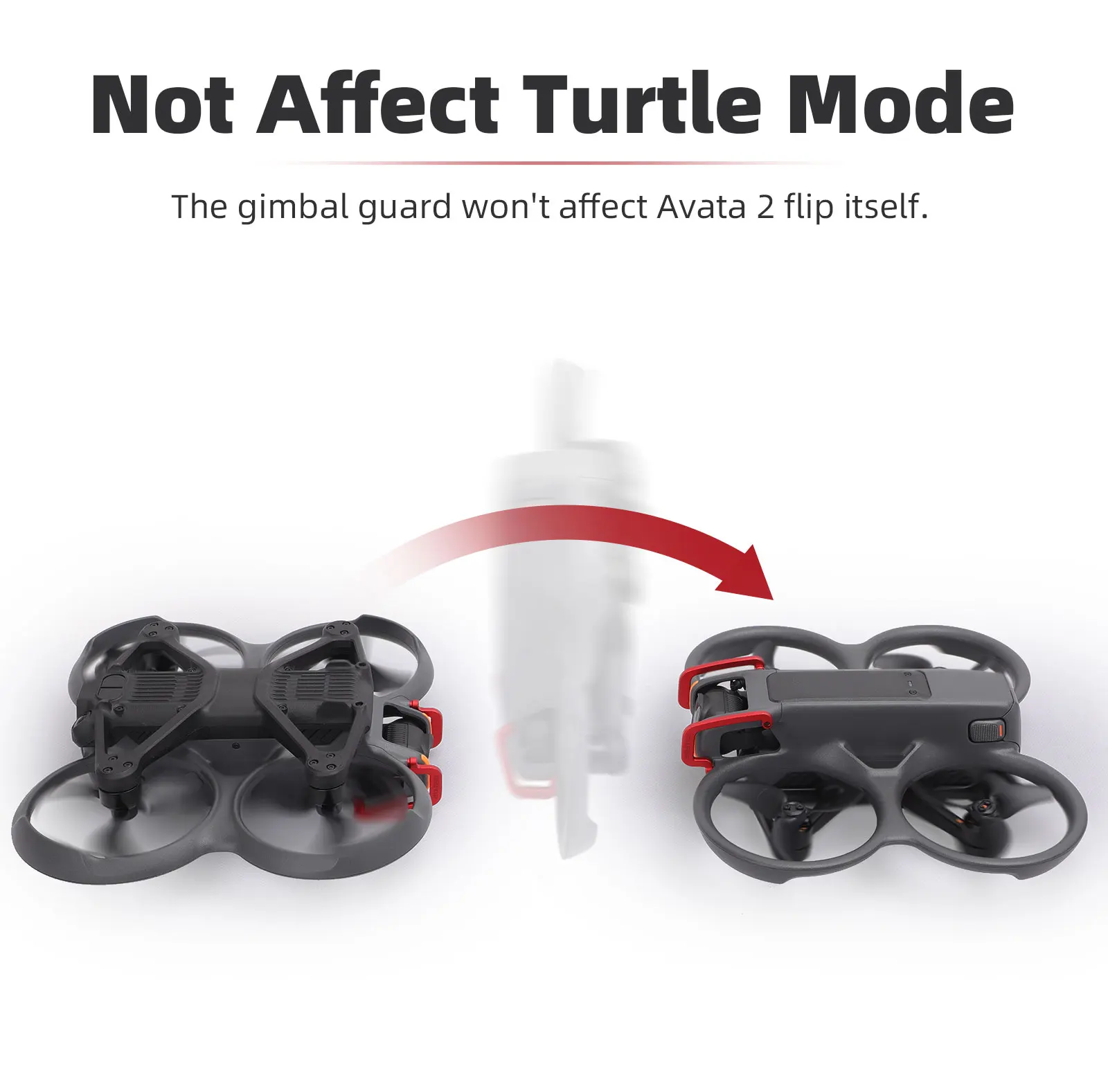 Aluminum Alloy Gimbal Lens Bumper for DJI Avata 2 Top Protective Bars Anti-collision for DJI Avata 2 Drone Accessories