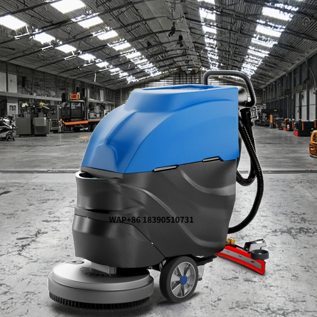 آلة تنظيف مركز المستودعات والتوزيع البلاستيكية الجديدة الاحترافية 220 فولت معدات تنظيف الأرضيات الصناعية الكهربائية
