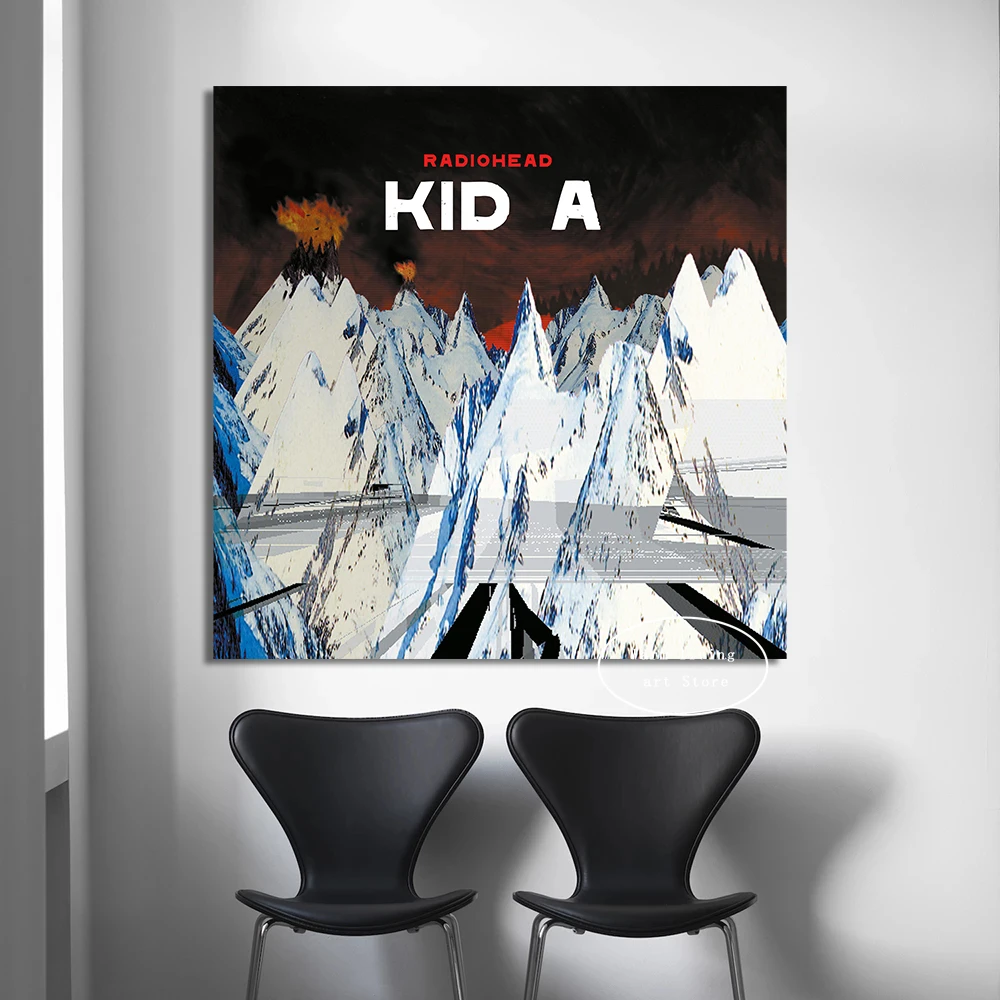 Rock Band Radiohead Album Poster Classic Vintage Canvas Painting HD Quality Wall Art Retro Posters for Home Room Wall Decor