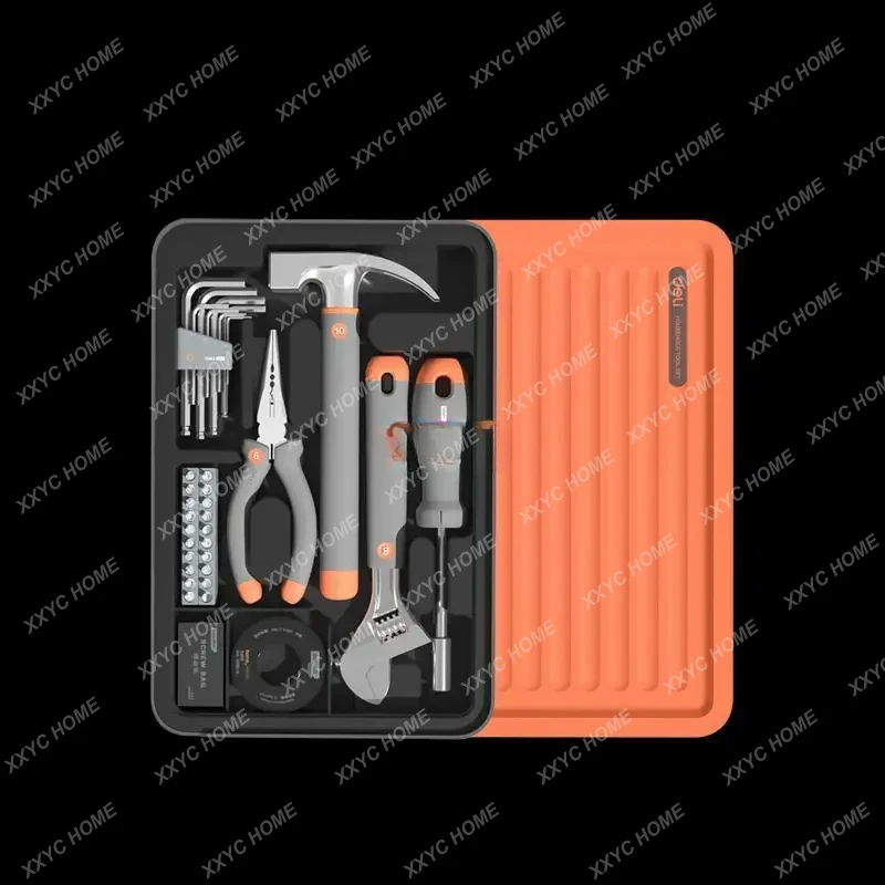 Daily Household Hand Tool Sets Multifunctional Hand Tool Sets Wire Cutter Hammer Lithium Electric Drill Emergency Repair Tools