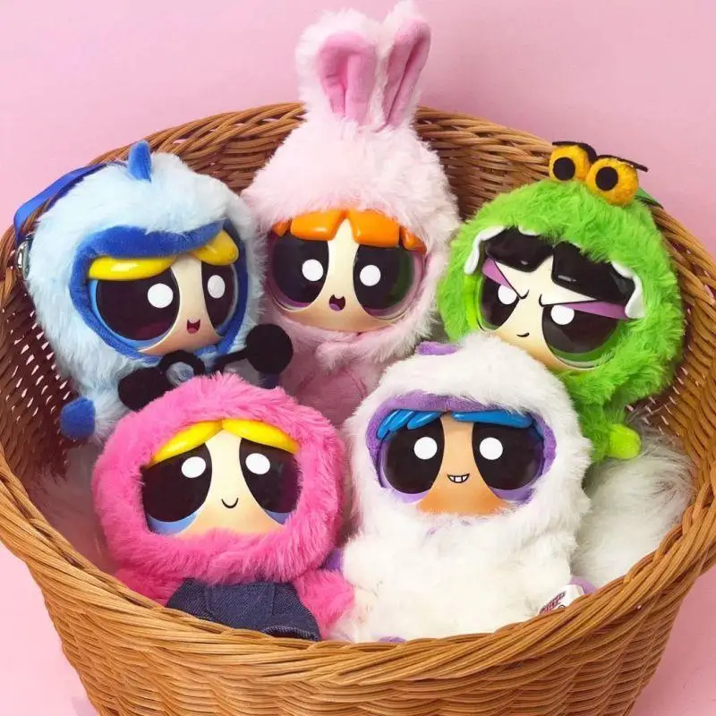 The Powerpuff Girls Plush Party Blind Box Cute Doll Trendy Play Handmade Pendant Female Creative Gift Ornament