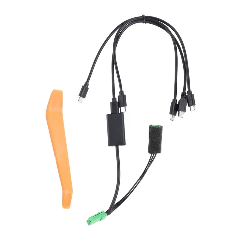 A97I-Dash Cam Power Adapter 3-Pin Interface For Volvo XC40 XC60 XC90 S60 S90 - Miniature Micro USB Type-C Plug And Play