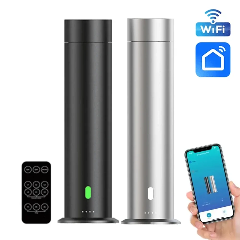 Duftdiffusor für 93 m², 120 ml Aroma-Diffusor mit Smart-Timing-Fernbedienung, wasserloser ätherischer Öldiffusor für große Räume