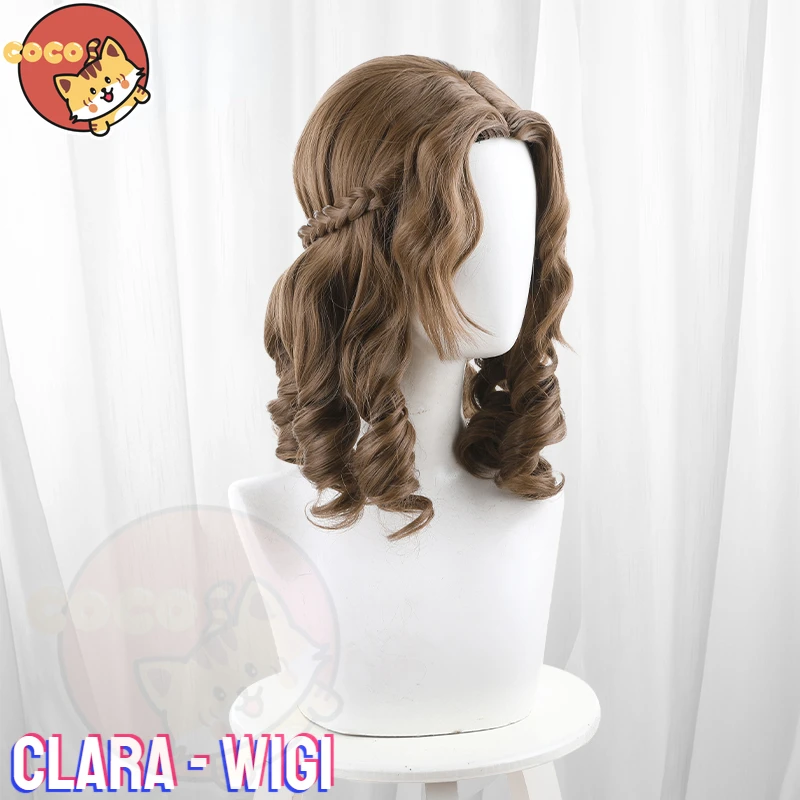 Identity V Clara Sculptor Cosplay Wig Game Identity V Clara Wig Galatea Claude Cosplay Long Brown Wig CoCos