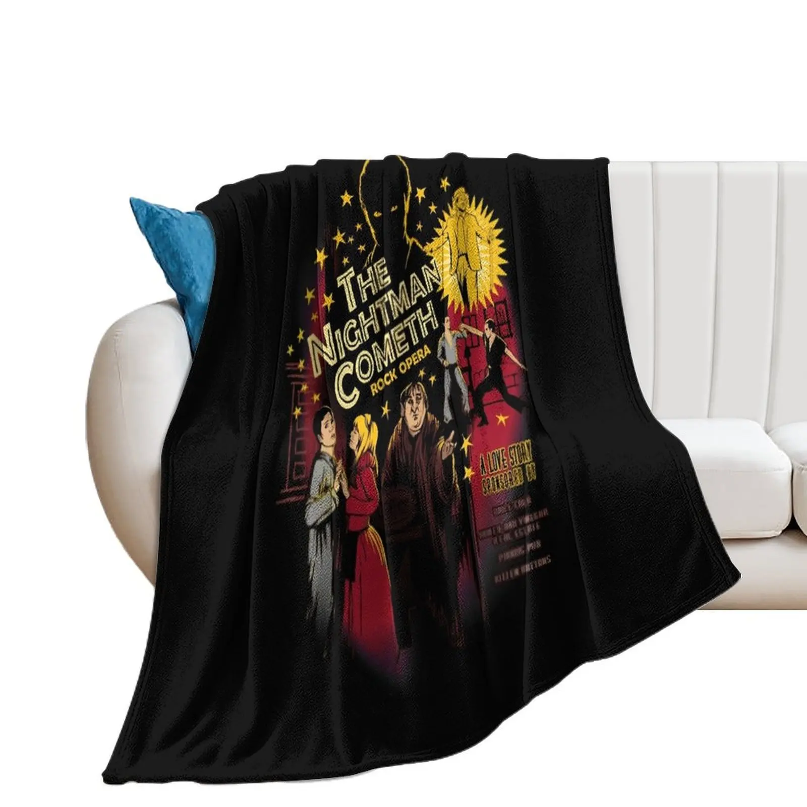 

The Nightman Cometh Throw Blanket Hairys Cute Plaid Fashion Sofas Blankets