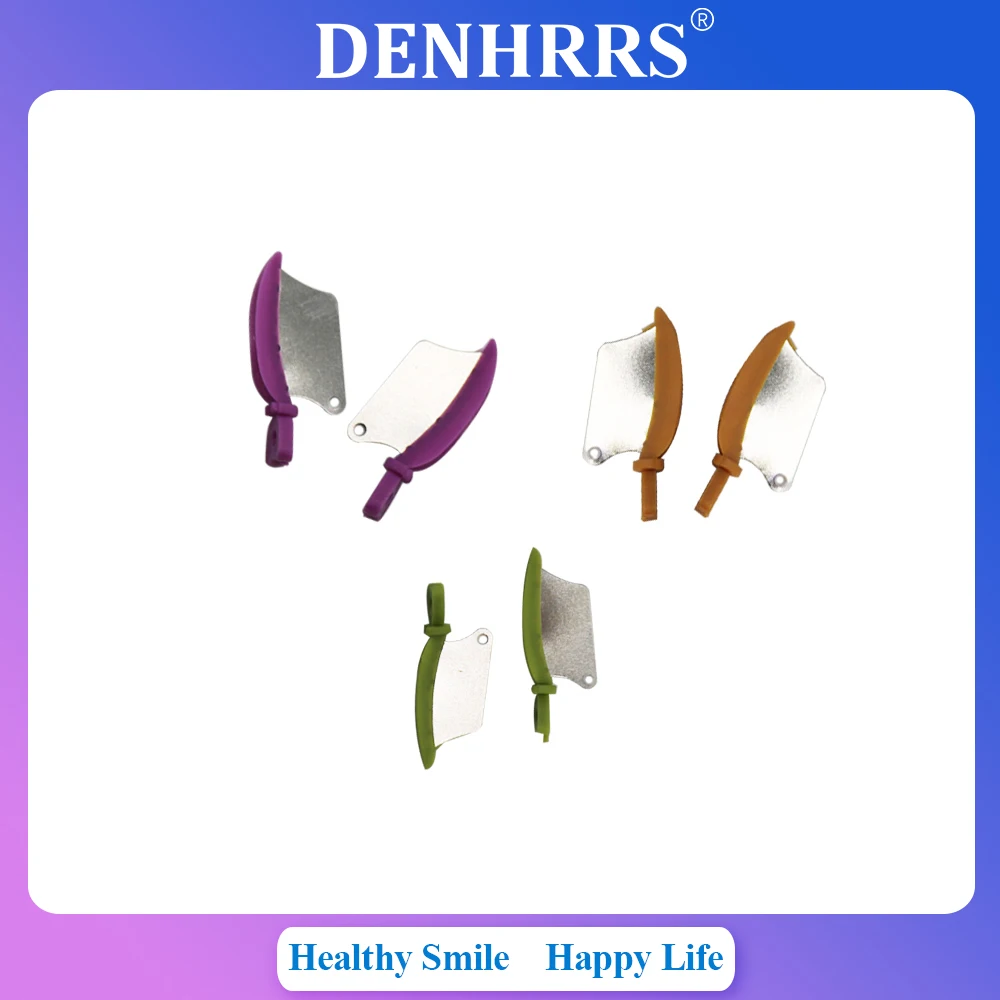 

100Pcs/Box Dental Wedge Prime Teeth Interproximal Wedge Guard With Metal Plastic Wedge Knife