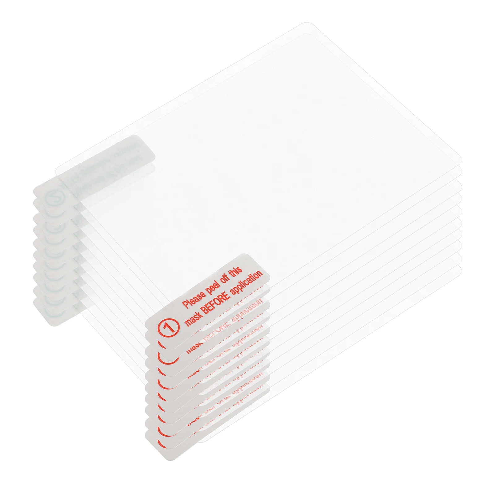 

10 Pcs Driving Recorder Electrostatic Sticker Automobile Transparent Car Removable Tint Stickers Adhesive Tape