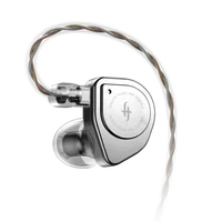 SIMGOT EW200 Auriculares intrauditivos con diafragma SCP de 10 mm, doble circuito magnético y controlador dinámico de doble cavidad