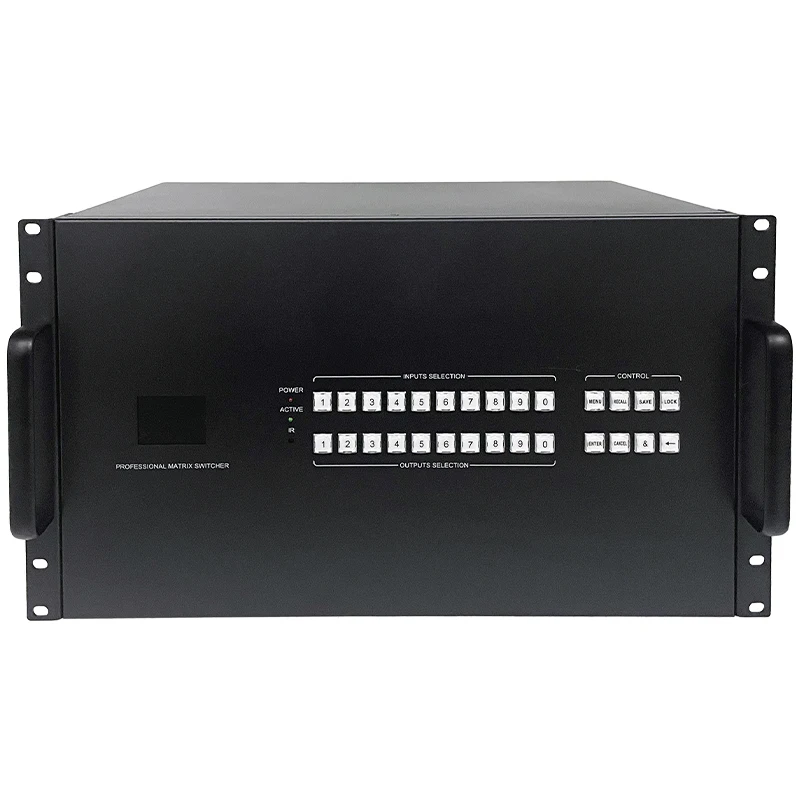 Sakelar Matriks HD 4K 36 Dalam 36 Keluar 4K 60Hz Penyambung Prosesor Layar Multi Video HDCP WEB/Panel/Remote Control