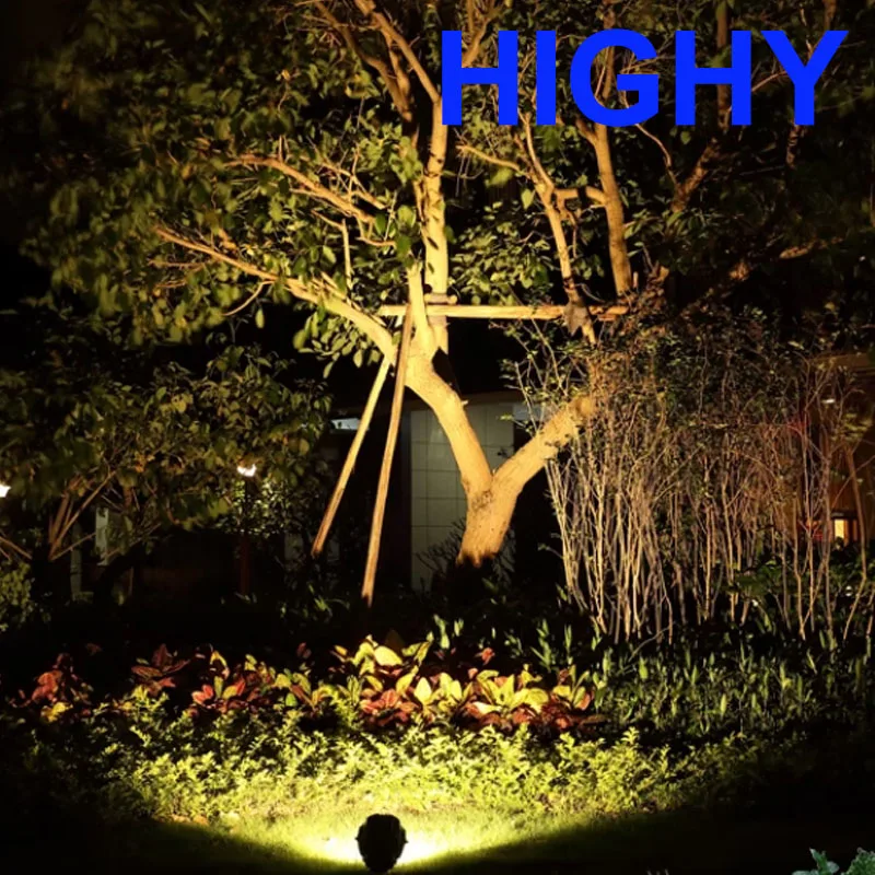 LED Lawn Light 20W Wall Washer Waterproof Floodlights Narrow Beam Spot Lamp Outdoor Landscape Lighting 100-240V Pillar Lighting