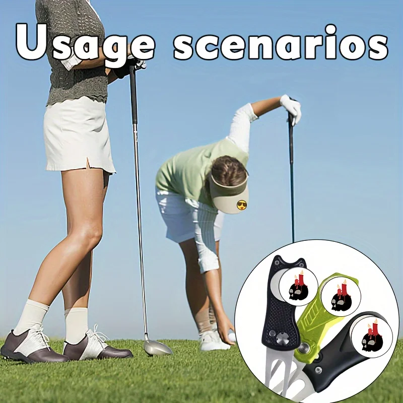 Golf Marcadores para Putting Green, Ball Markers, Presente original para Golf Beginner, Esportes e Entretenimento