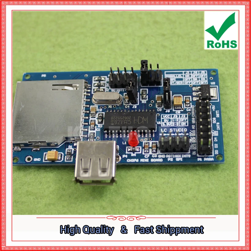 Evaluation Board CH376S U Disk SD Card Mouse Support Parallel Port Serial Port SPI Interface Module (D3B6)
