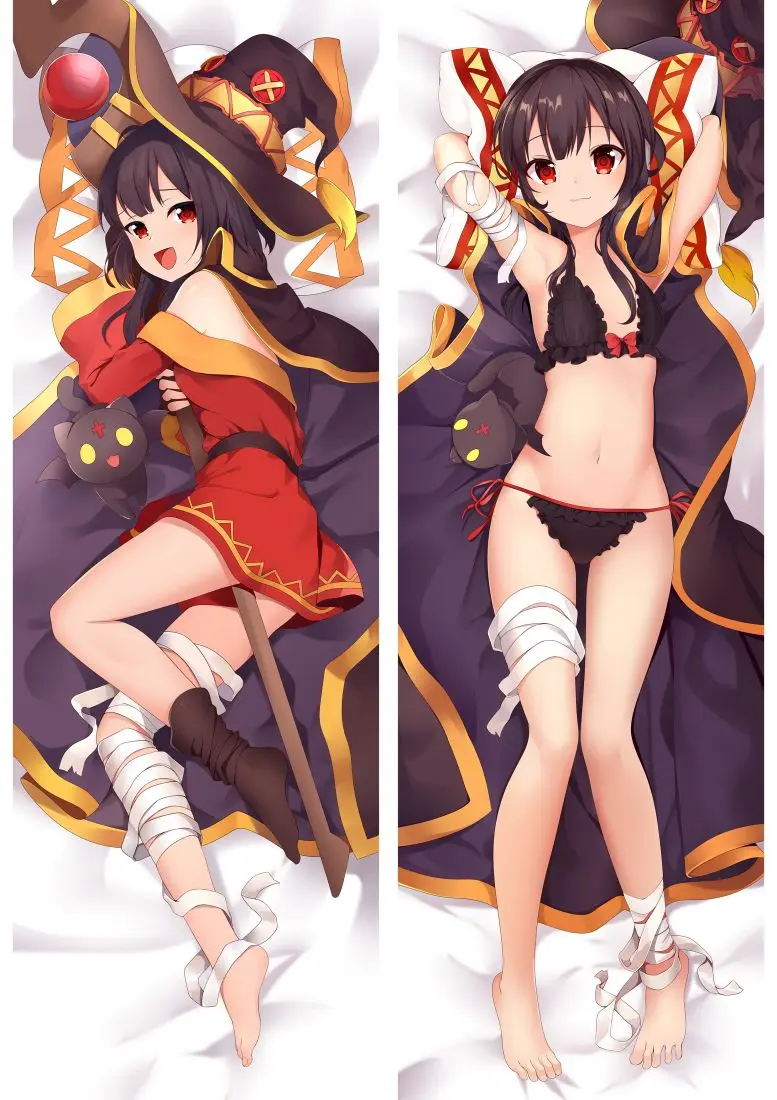 

Penutup 180CM Konosuba Body Pillow CaseYunyun Konosuba Eris Megumin Sarung Bantal Kartun Anime Moegirls Memeluk Bantal