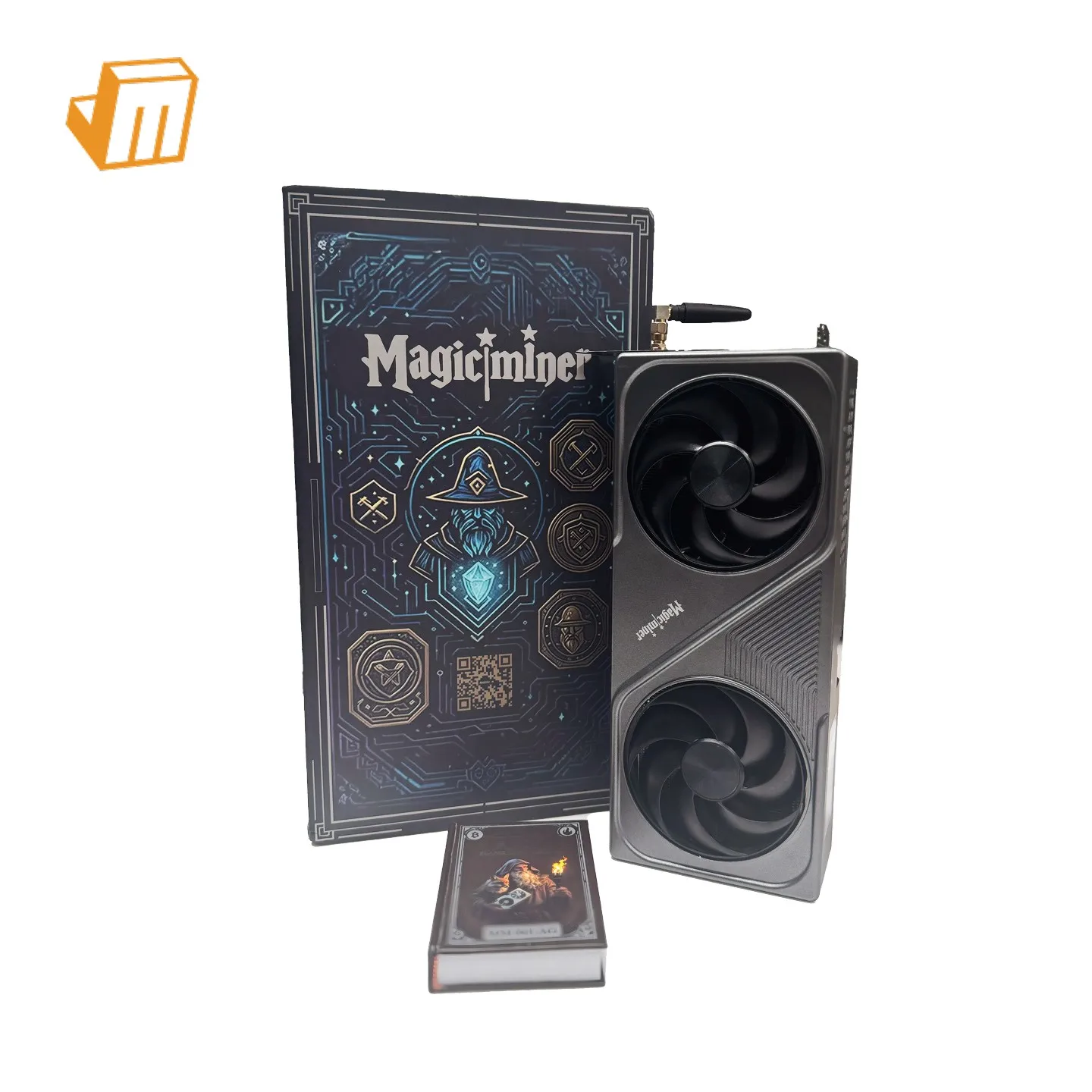 

Jingle Mining Magicminer BG01 4,5T BTC Miner 26,5 J/TH (120 Вт) Низкий уровень шума Настольный майнинг узла Веб-управление на складе