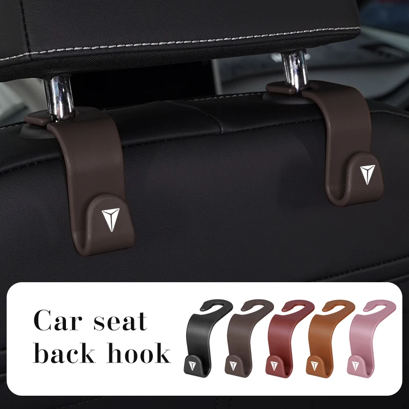 Para changan deepal s07 l07 g318 s09 s05 sl03 assento de carro encosto de cabeça gancho clipe de armazenamento acessórios abs encosto automático ganchos cabide sacos