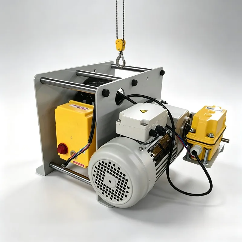 Integrated Hanging Remote Control Lifting Winch Right Angle Shaft Hoist Equipment For Atrium Ceiling Hanging Goods Lifting Venue