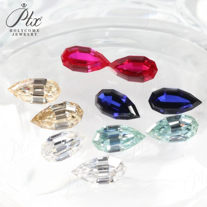 

Выращенный в лаборатории муассанит, рубин, сапфир, семена дыни, сертифицированные GRA, материалы для изготовления ювелирных изделий, цветные бусины, новый продукт своими руками