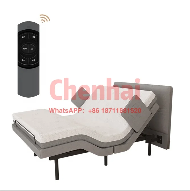 

Customized Electric Lift Bed Intelligent Bed Multifunctional Home Care Bed Automatic Removable Assisted Standing Backrest