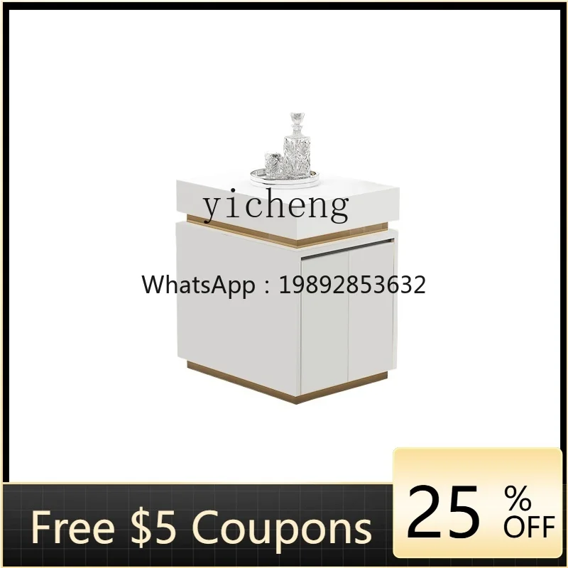 

zz Island Table Cabinet Separate Kitchen Stone Plate Mid-down Table Advanced Movable Bar Small Apartment Dining