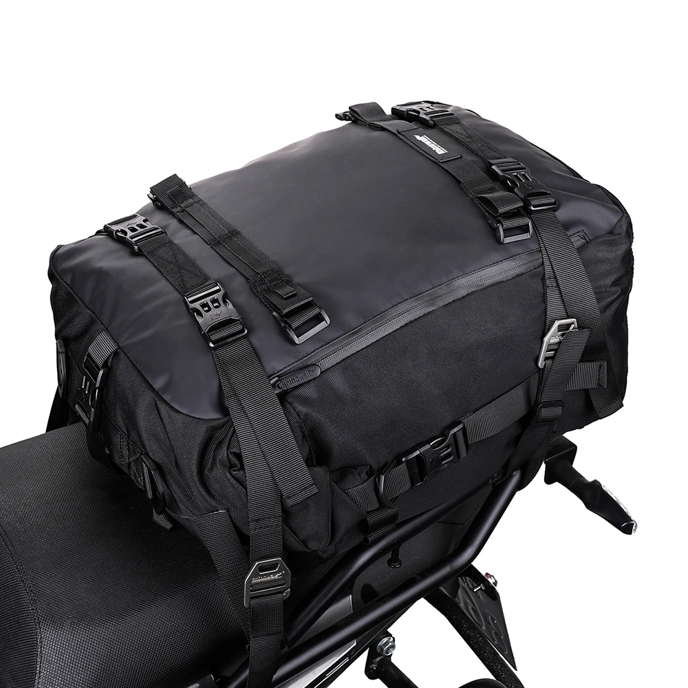 Rhinowalk Motorrad-Rücksitztasche 10/20/30L Wasserdichter Multifunktions-Fahrradrucksack Universelle Satteltasche Modifizierte Gepäcktasche