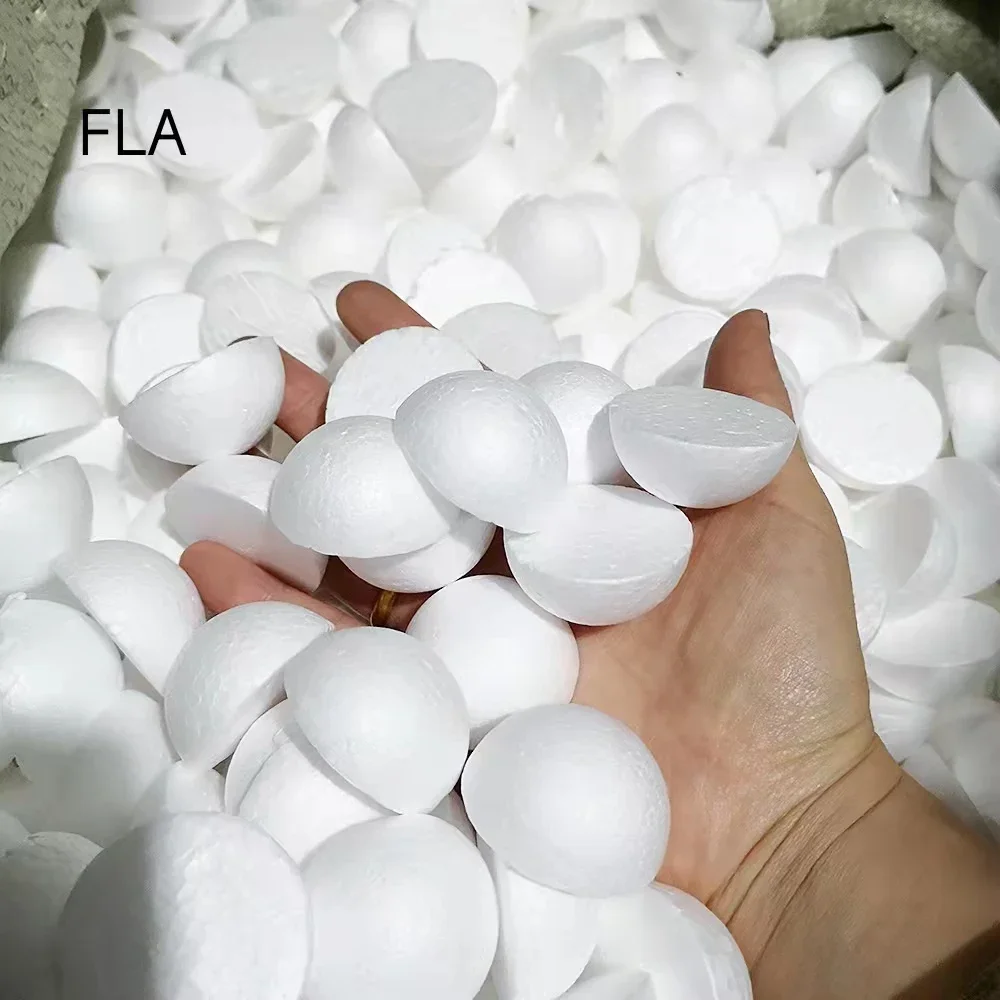 4CM Shalf Foam Ball Foam Pellets DIY Ornaments Christmas for Decoration Polystyrene Ball