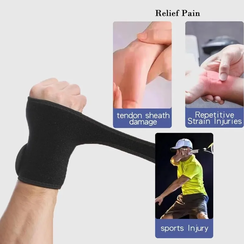 1Pair Wrist Brace Men Women Exercises Training Relief Pain Aluminium Plate Support Hands Protector Wrist Wraps