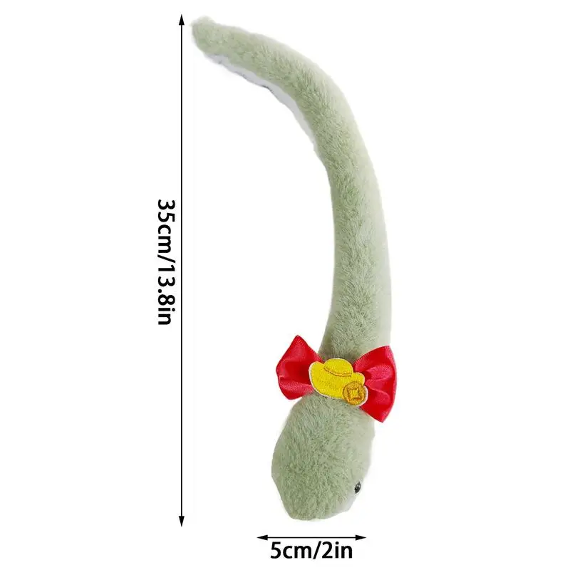 Plush Snake Cute Snake Year Doll Plush Creative New Year Bendable Snake Plush Doll Spring Festival Home Doll Decoration