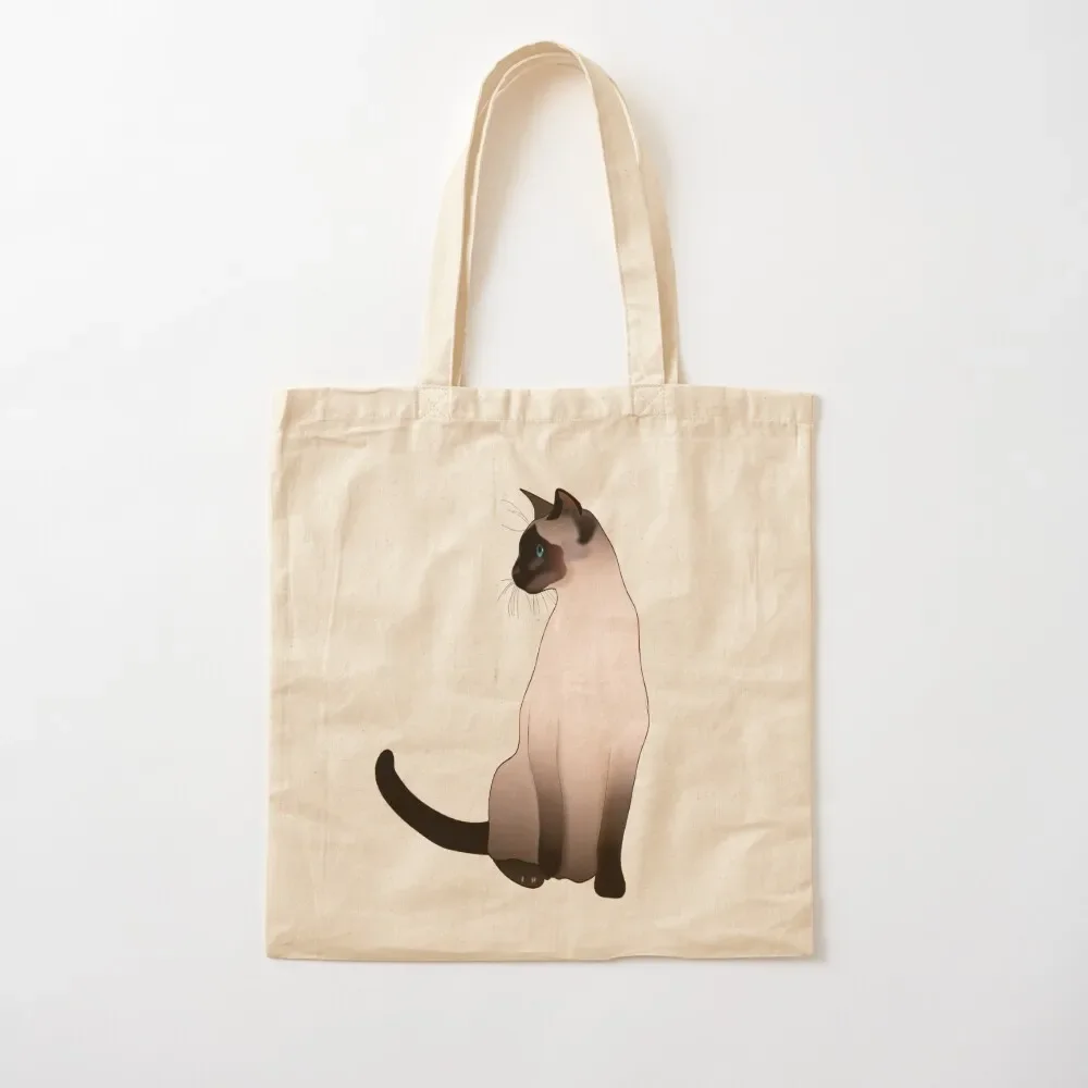 

Seal Point Siamese Cat Tote Bag bags for women reusable shopping bags Tote Bag