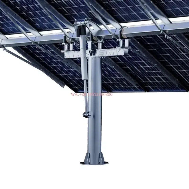 wmwmnu for Intelligent Design Single Post Solar Tracker Easy Install Solar Panel Tracking Mount Efficient Solar Tracking