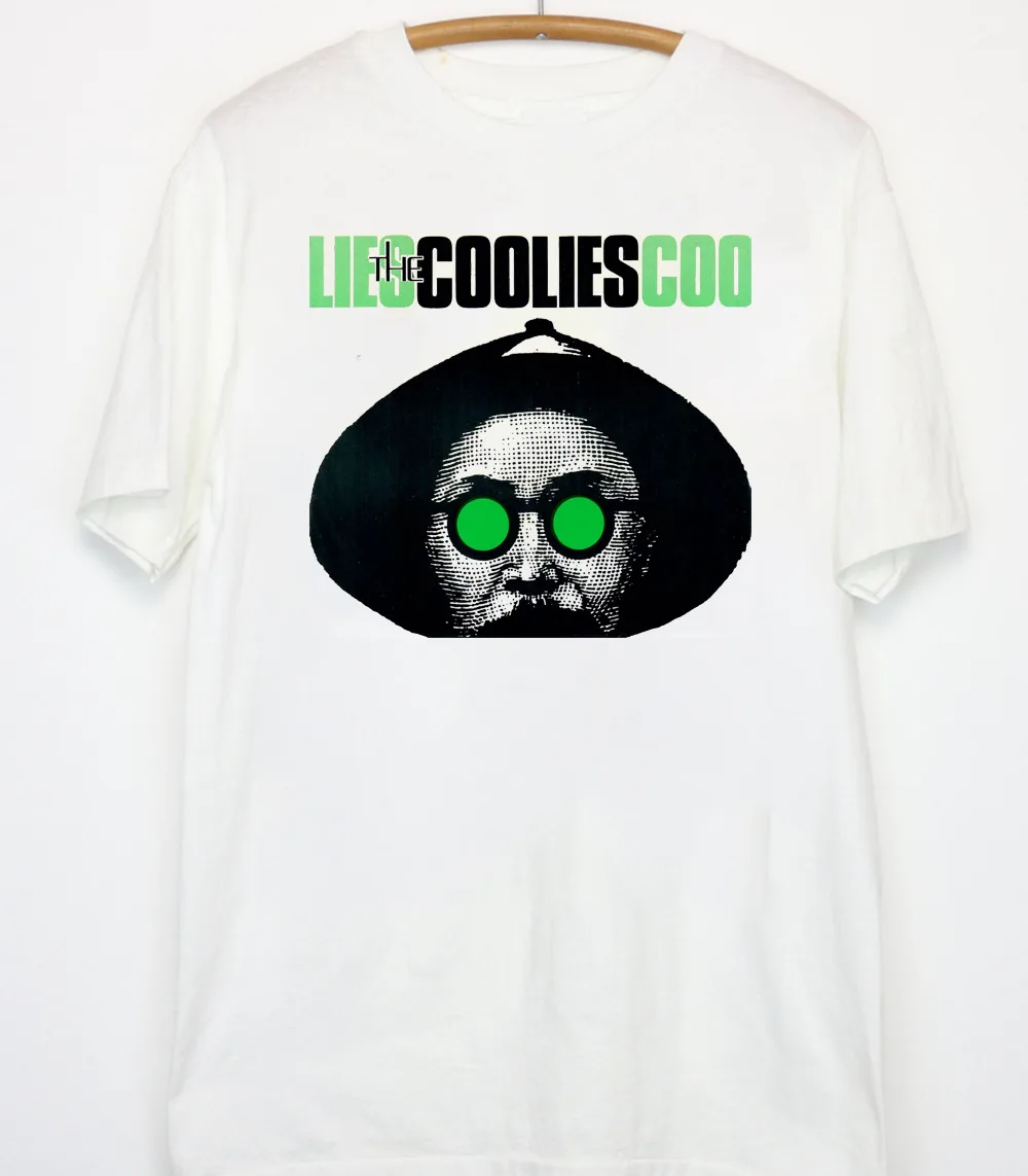 

Белая футболка LiesCooliesCoo с коротким рукавом, все размеры от S до 5Xl 1F970