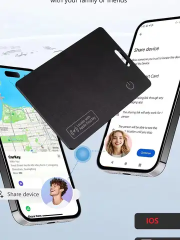 JSPTEC Security Bluetooth Tag Based on IOS Find My app Anti-lose Tracker Sound Locate Message Reminder Alarm Key Finder IOS
