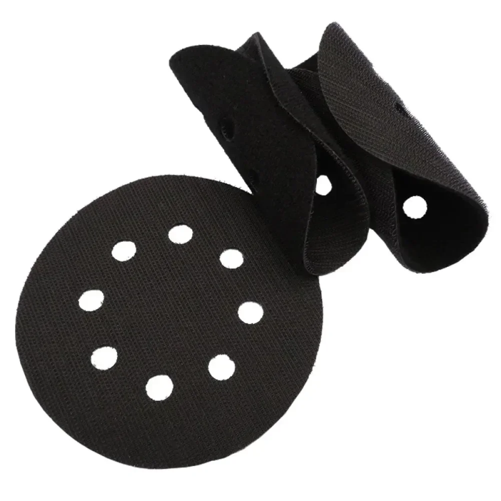 5 Inch 8-Hole Ultra-Thin Surface Protection Interface Pad For Sanding Pad Sponge Hook&Loop Sanding Discs Polishing Grinding