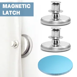 1-8Pairs Curtain Magnetic Button Nail Free Detachable Window Curtain Close Magnet Buckle Prevent Light Curtain Clip Accessories