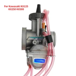 PWK38 Carburetor For Kawasaki KX125 KX250 KX500 Moto Carb Keihin 38mm Air Striker PWK Carburador KX 125 250 500 Carburatore
