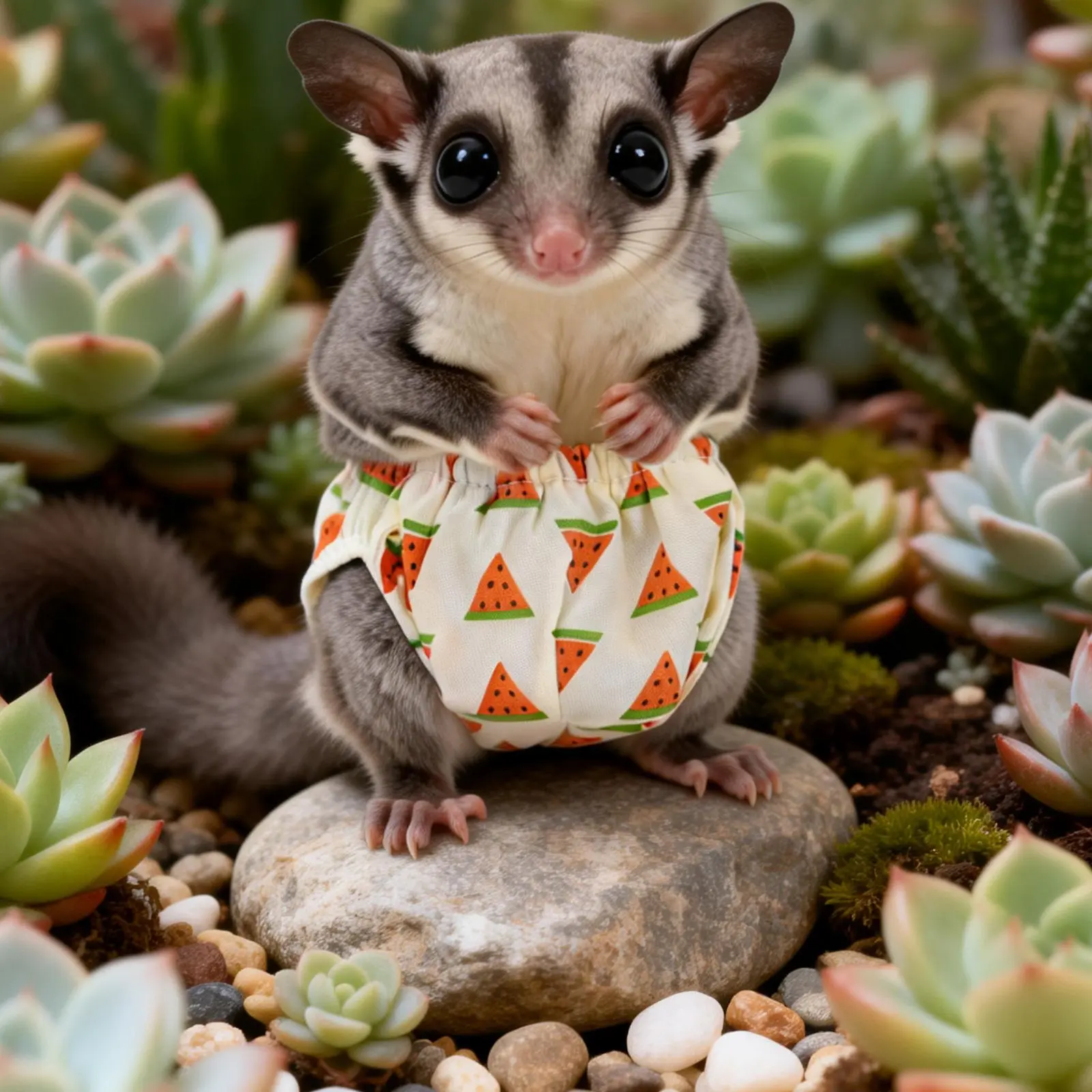 3Pcs Reusable Washable Pet Diapers Small Animal Diapers Squirrel Sugar Glider Leakproof Breathable Comfort Fit for Hamster view 4
