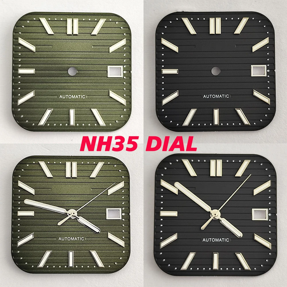 

29.5mm NH35 dial square dial suitable for NH35 movement and NH35 watch hands