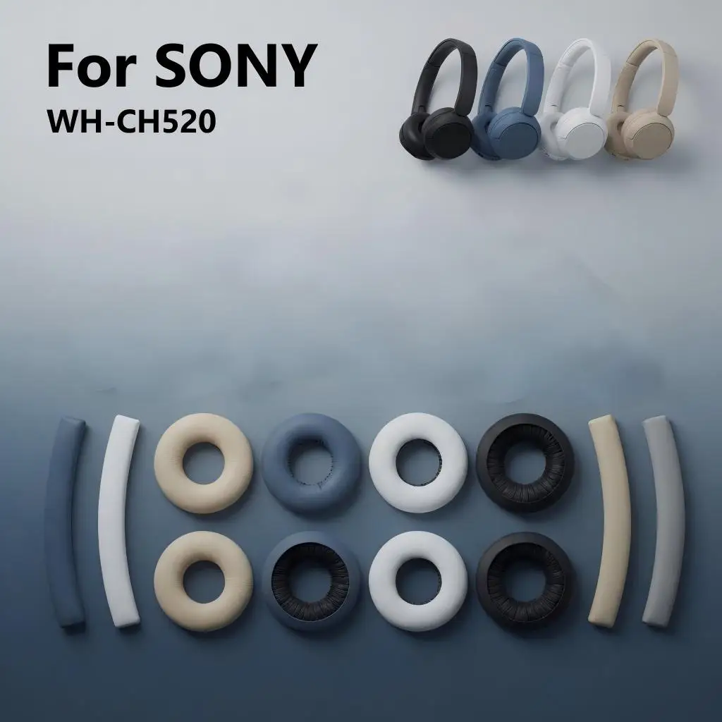 Almohadillas de repuesto para auriculares, fundas para auriculares, almohadillas para SONY WH-CH500 CH510 ZX330BT ZX310 ZX300 ZX110 ZX600 ZX660 V150 V200 V250