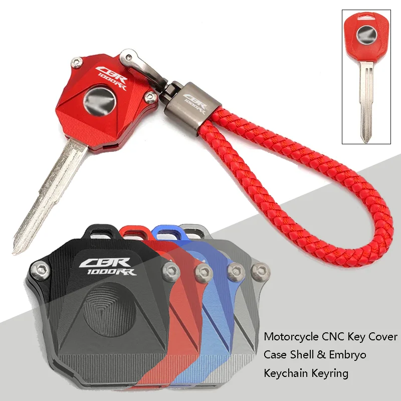 

New Motorcycle Accessories CNC Keys Protection Keychain Key Cover Case Shell Keyring For Honda CBR1000RR CBR-1000RR CBR 1000 RR