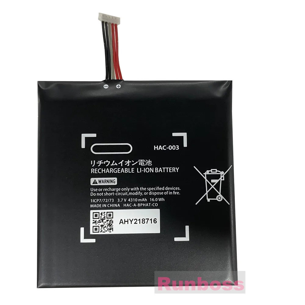 HAC-003 HAC 003 4310mAh Battery for Nintendo Switch 2017 2019 Game Console HAC-001 Internal Upgrade Battery