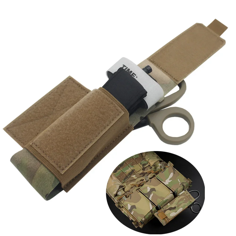 التكتيكية عاصبة حامل الأكياس EMT الصدمة القص مقص شماعات إبرة المنظم تخزين ميد عدة الجانب رفرف جيب الصيد مخيم