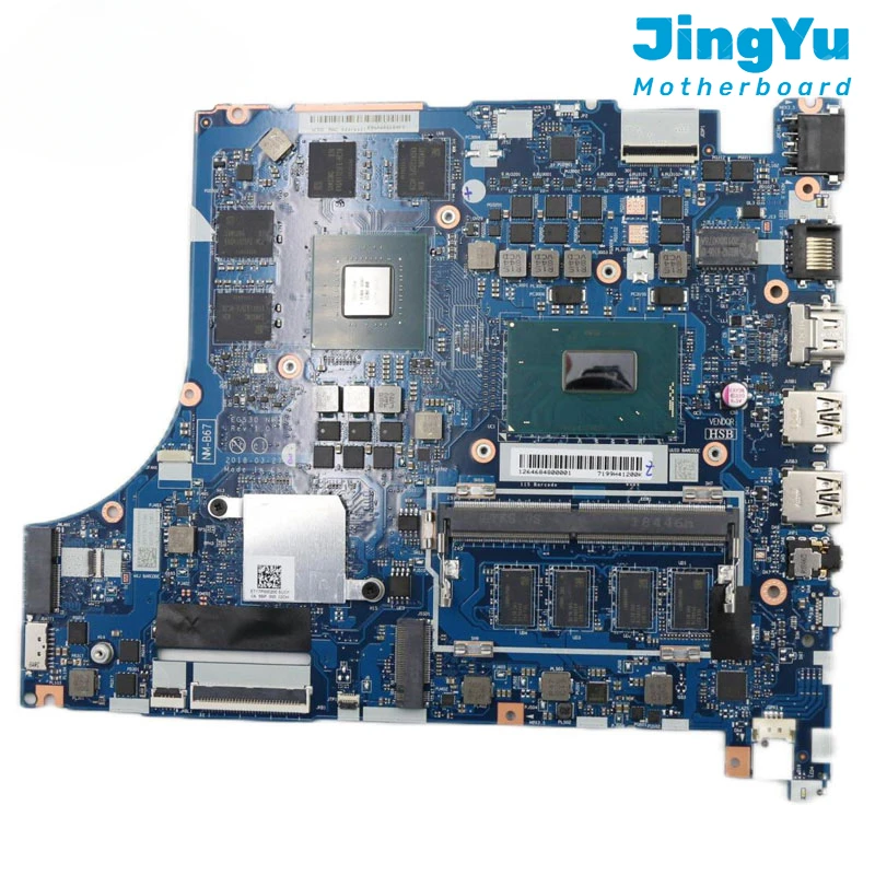 For Lenovo 330-15ICH 330-17ICH Laptop Ideapad Motherboard NM-B671  Mainboard with CPU I7-8750H DIS N17P-G0-A1 4GB 5B20R46725