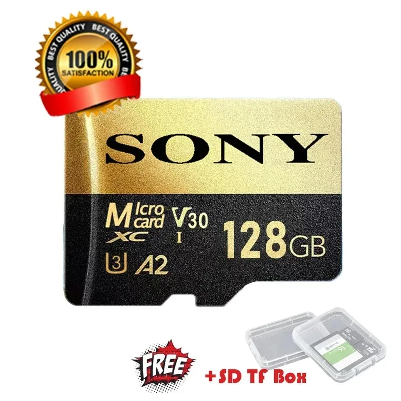 

Original SONY Micro SD Card High Speed Memory Card32G64GB 128GB 256GB 512GB 1TB MicroSD Flash Card For CellPhone Camera Table PC