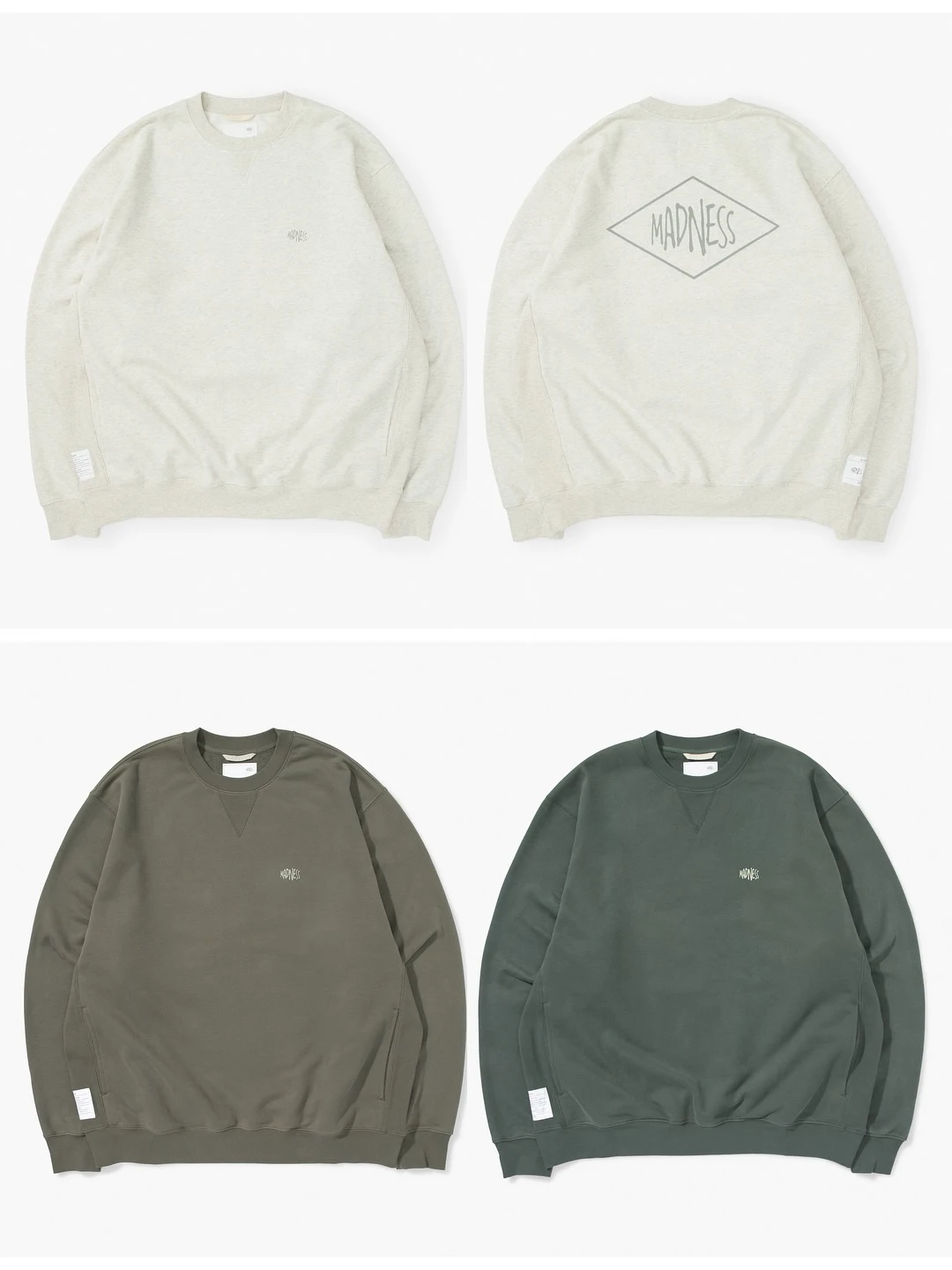 

Свитшот свободного кроя с ромбовидным принтом, круглым вырезом, модный молодежный пуловер, свободный крой, длинный рукав, защита от сминания, зимняя мода