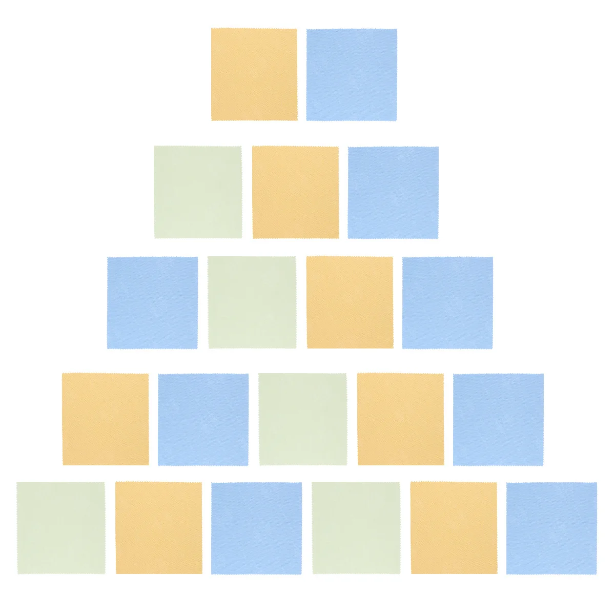 

100pcs Microfiber Cleaning Cloths Set For Eyeglasses Jewelry Camera Lens Phone Screen Guitar Piano Trumpet Sax Clarinet