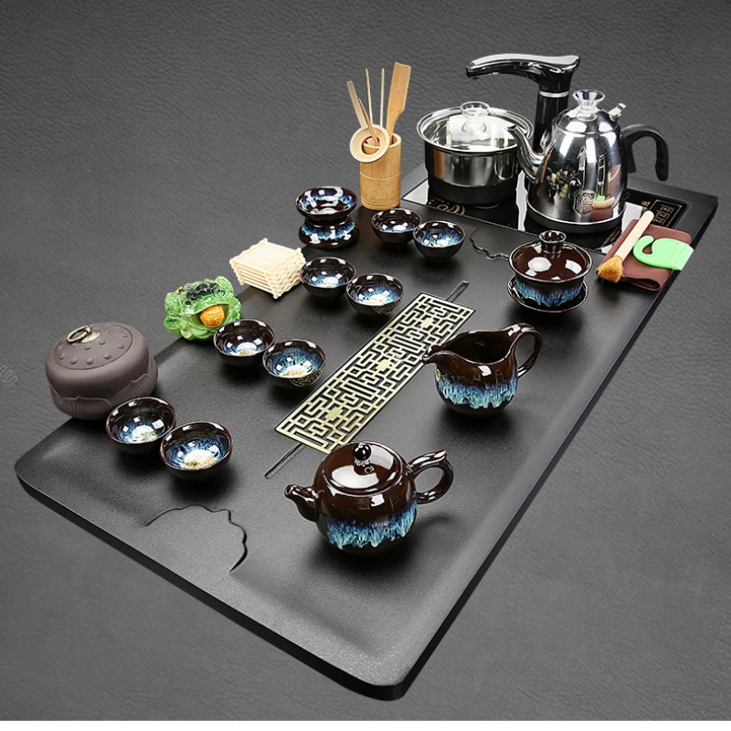 

Luxury Chinese Tea Set Complete Ceremony Kung Fu Turkish Yixing Teapot And Cup Set Gift Free Shipping Items Juego De Te Teaware