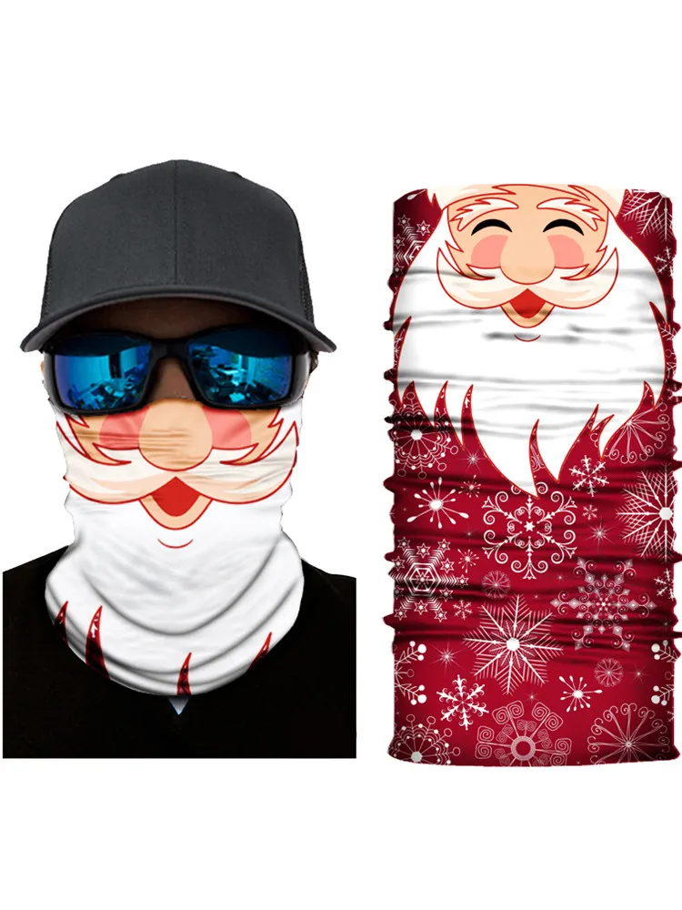 AliExpress BAORULUCK Novelty Multi-color Christmas Turban Seamless Bandanas Headwear Scarf Magic Headband Face Mask Wrap Bike Headscarf Frauen Schal