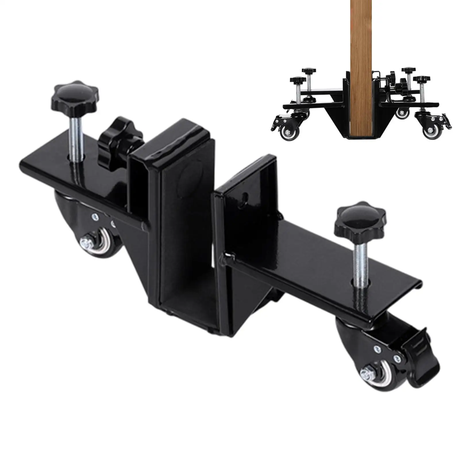 Adjustable Door Panel Transport Cart  Sliding Roller Heavy-duty Door Panel Trolley Hands Free Door Panel Board Installation